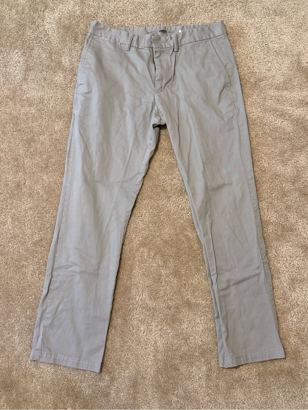 Old navy light grey ultimate slim pants 32x30: casual business formal work chic